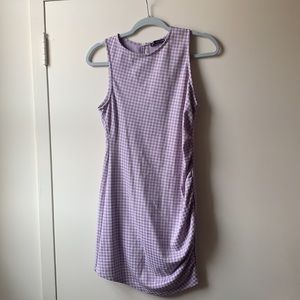 WORN ONCE - LARGE PURPLE ZARA DRESS